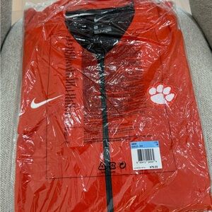 NWT Nike ✔️ Clemson Tigers 🐅 Full Zip Jacket | Men’s Medium | Orange Paw 🐾